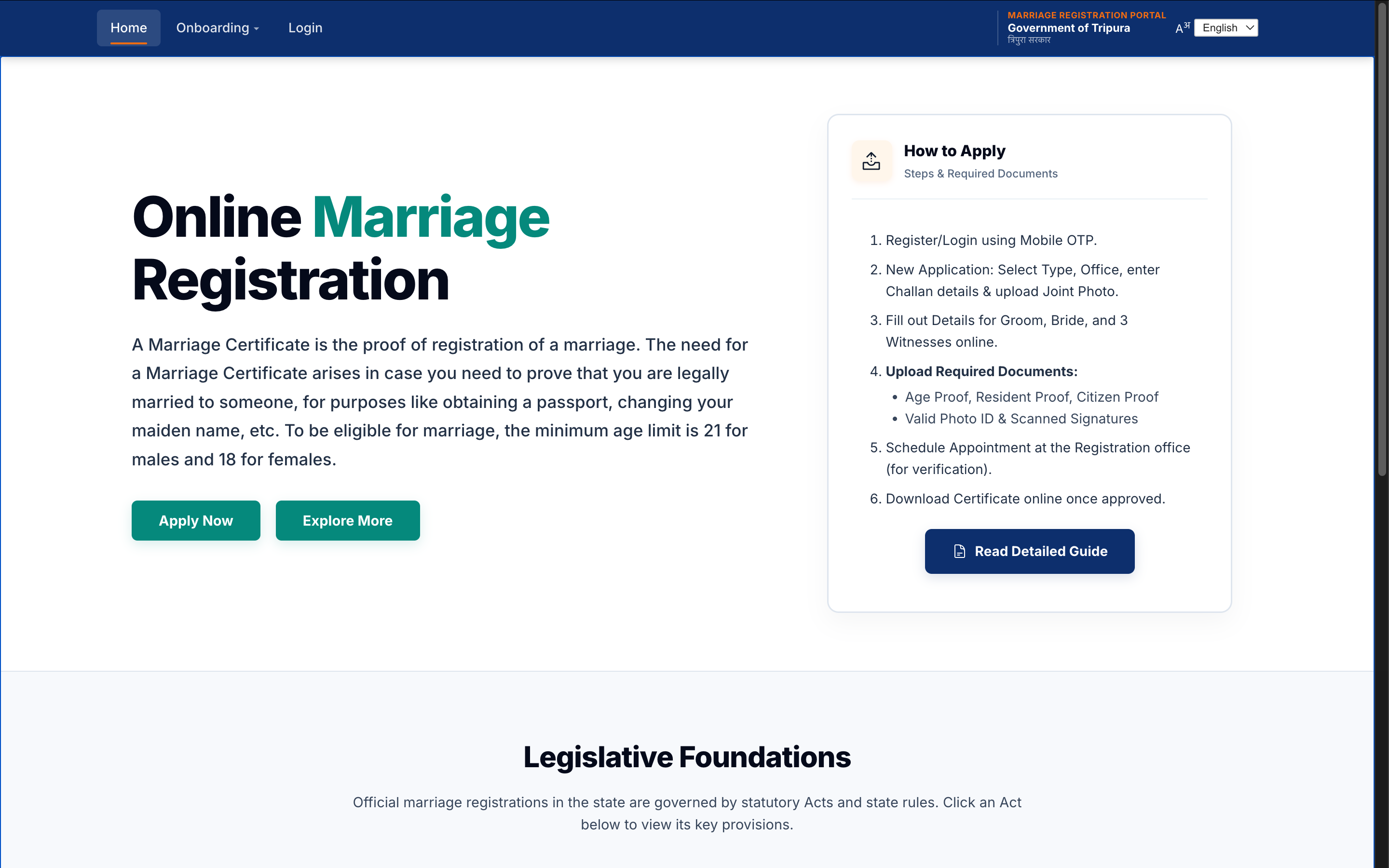 Marriage Registration